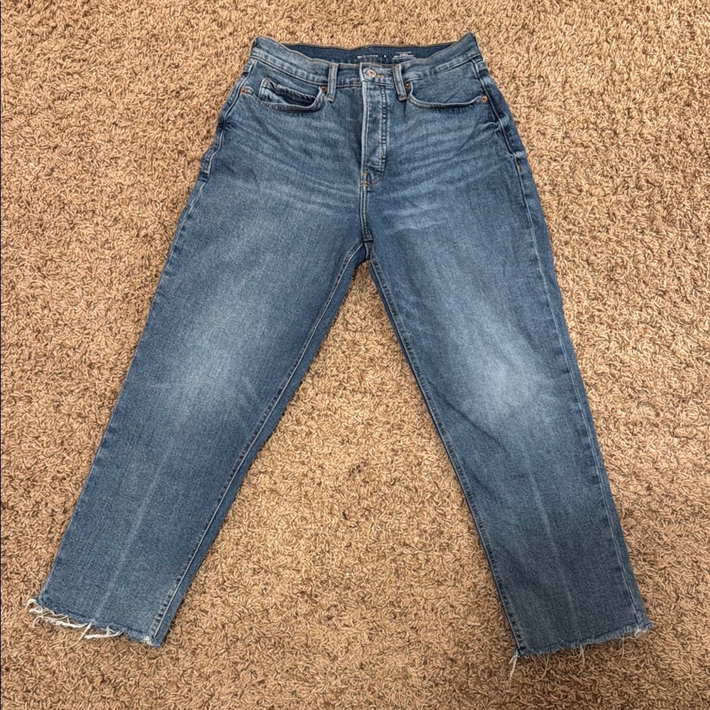 Old Navy Blue Ankle Cropped Jeans